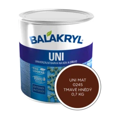 Barva Balakryl UNI MAT 0245 tm.hnědá  (0.7kg)