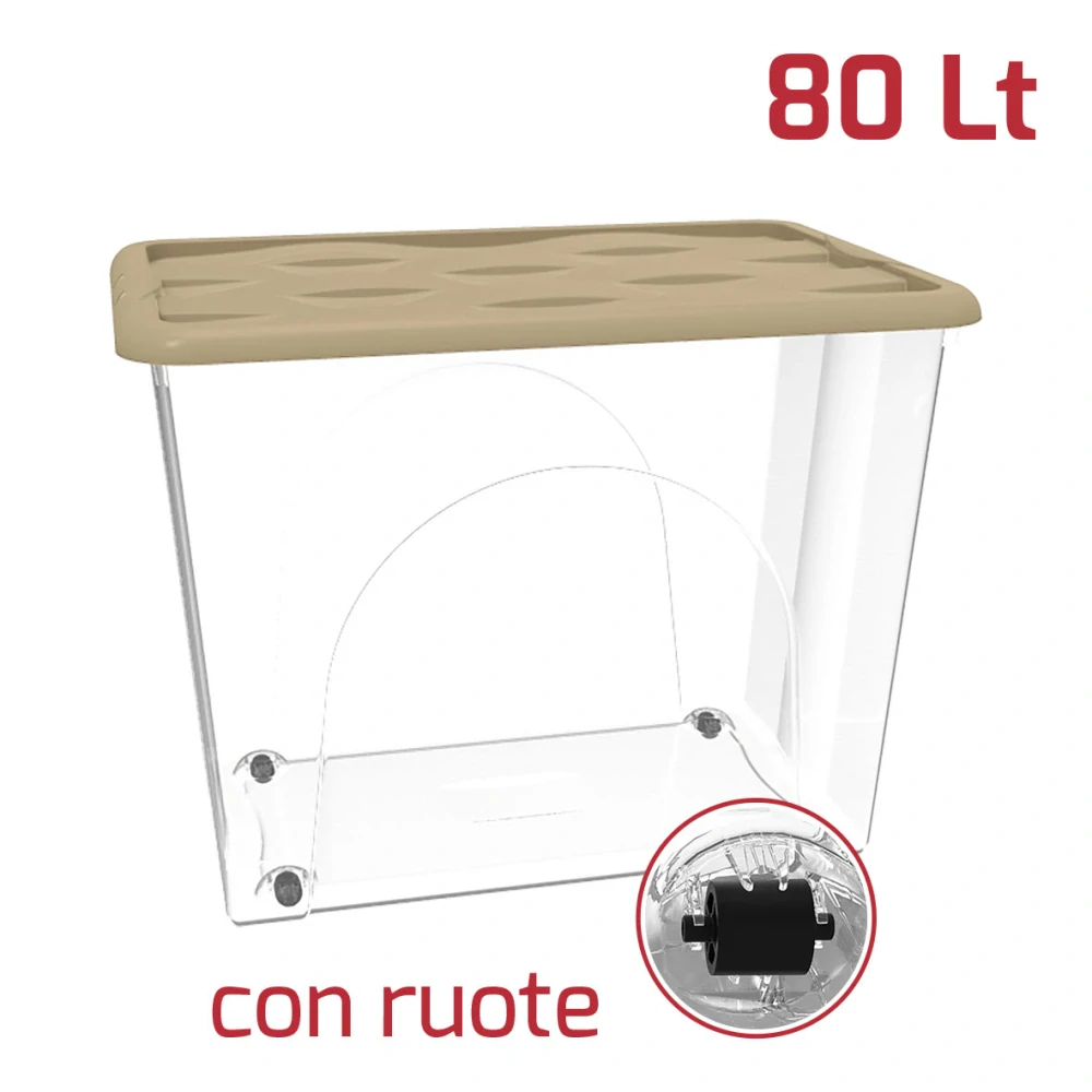 RecaPlast ÚLOŽNÝ BOX S KOLEČKY 80 l