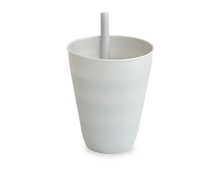 Kovplast Kelímek s brčkem plastový 200 ml
