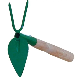 MT okopávačka srdíčko 2 hroty S NÁSADOU 24cm