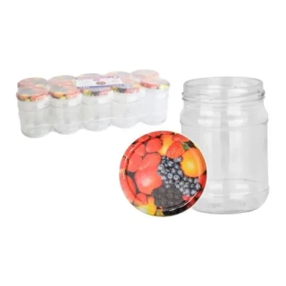 MT sklenice zavařovací 250ml TWIST 66 + víčka OVOCE (10ks)