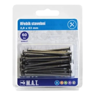 MT hřebík stavební 63x2,8mm (60ks)