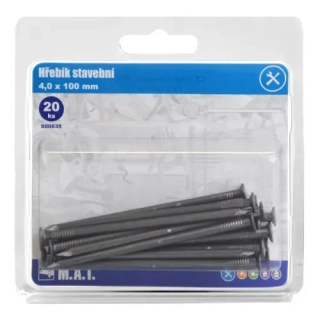 MT hřebík stavební 100x4,0mm (20ks)