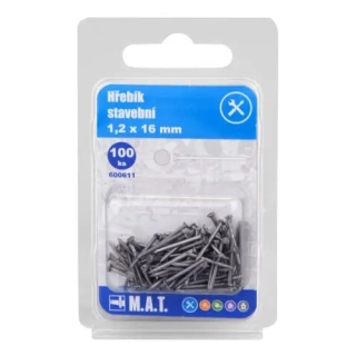 MT hřebík stavební 16x1,2mm (100ks)
