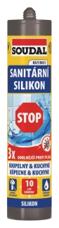 Soudal  Sanitární silikon STOP manhattan 280ml
