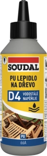 Soudal  PU lepidlo na dřevo 66A 750g