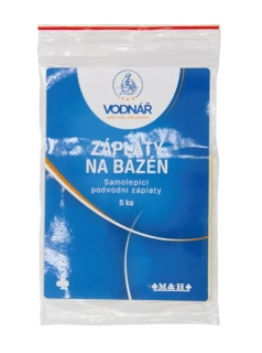 MT záplata na bazén 6,5x6,5cm (5ks) VODNÁŘ
