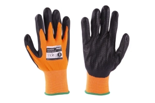 VN Rukavice SANDY 9" oranžovo-černé