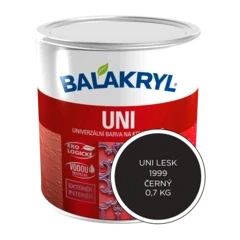 Barva Balakryl UNI LESK 1999 černá  (0.7kg)