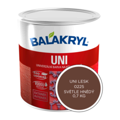 Barva Balakryl UNI LESK 0225 sv.hnědá (0.7kg)