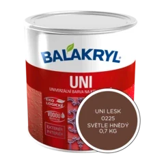 Barva Balakryl UNI LESK 0225 sv.hnědá (0.7kg)