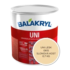 Barva Balakryl UNI LESK 0615 sl.kost (0.7kg)
