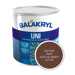 Barva Balakryl UNI MAT 0225 sv.hnědá  (0.7kg)
