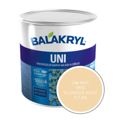 Barva Balakryl UNI MAT 0615 sl.kost  (0.7kg)