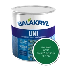 Barva Balakryl UNI MAT 0535 tm.zelená (0.7kg)