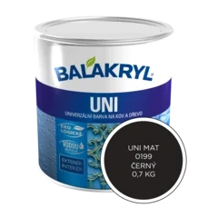Barva Balakryl UNI MAT 0199 černá (0.7kg)