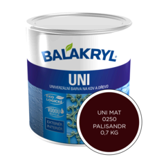 Barva Balakryl UNI MAT 0250 palisandr  (0.7kg)