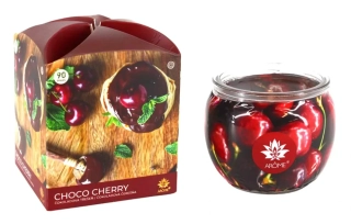 MT svíčka vonná sklo ČOKOLÁDA &TŘEŠEŇ 90g (hoří 22hod)