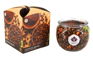 MT svíčka vonná sklo KÁVOVÉ ZRNO 90g (hoří 22hod)