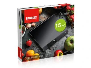 MT váha kuchyňská plochá 15kg digitální ČER