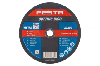 LEV Kotouč řezný FESTA na kov 230x1.6x22.2mm