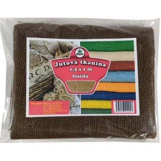 BIOM Jutová tkanina 1,3 x 1 m - hnědá