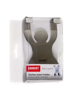 MT háček na dveře AKCENT 2 háčky 11x6,8cm nerez