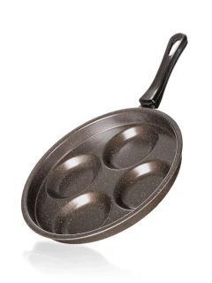 MT lívanečník 24cm, 4 lívance nepřiln. povrch GRANITE Brown