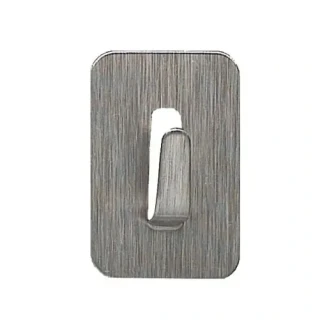 MT háček samolep.obdél.2,5x3,5cm nerez (4ks)