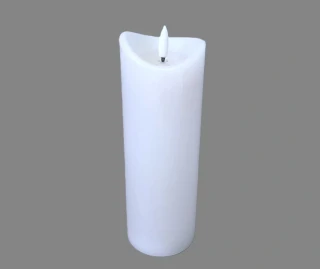 Dekor Svíčka bílá větší LED