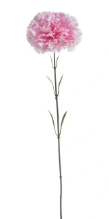 Canea Umělý kvetoucí karafiát, květ průměr 9cm/dl.45cm