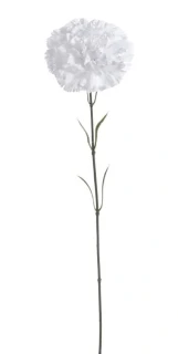 Canea Umělý kvetoucí karafiát, květ průměr 9cm/dl.45cm