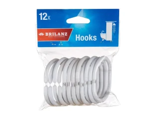 MT háček pro koupelnový závěs 5,7x4cm PH BÍ (12ks)