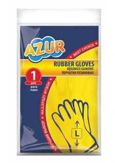 MT rukavice úklidové AZUR vel. L latexové