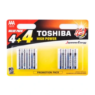 VN Baterie TOSHIBA AAA LR03GCP BP8MS4F ALK.